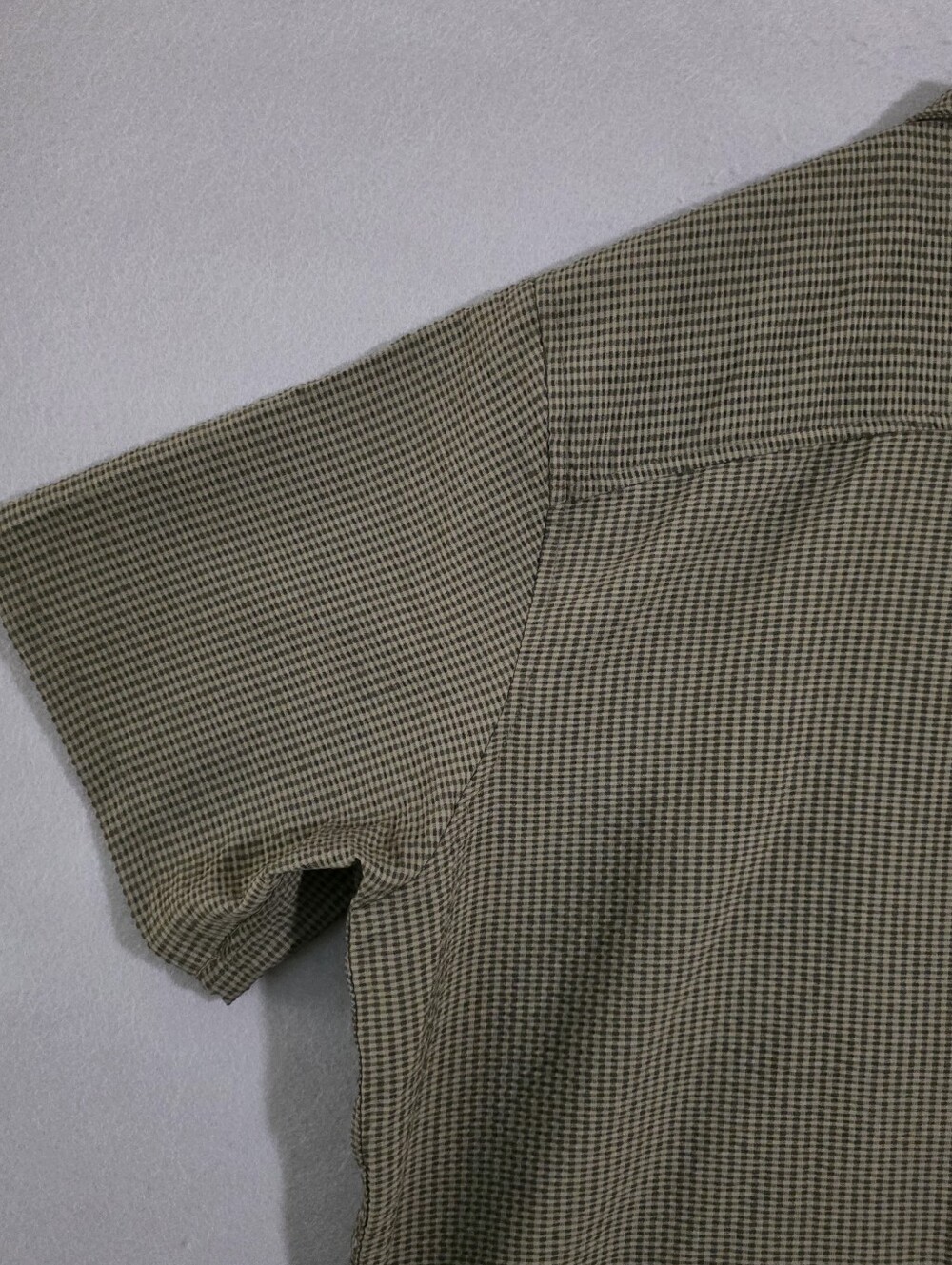 NWT Duck Camp Mens Moss Coastal Seersucker Short Sleeve Button Up Shirt Size 3XL - Picture 10 of 10